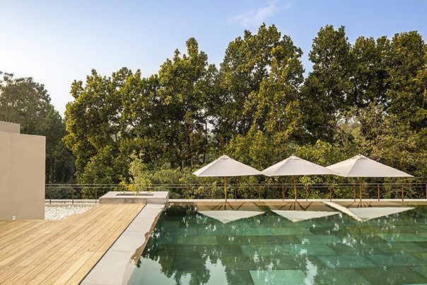 Vana Pool, India Vana - luxury wellness retreat India