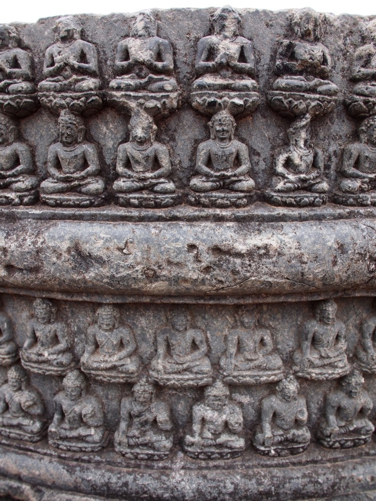 Carvings at Nalanda University