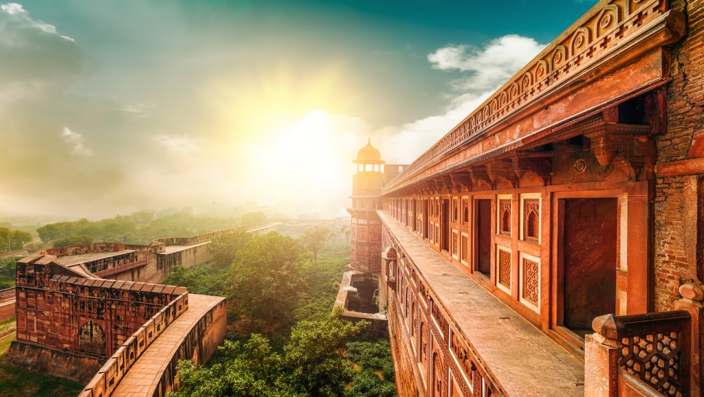View from the Red Fort in Delhi