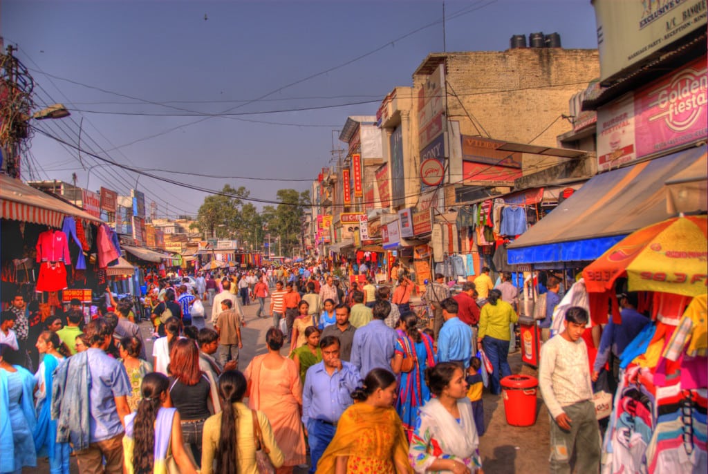 Lajpat Nagar Photo Courtesy of Ville Miettinen via Wikimedia Commons