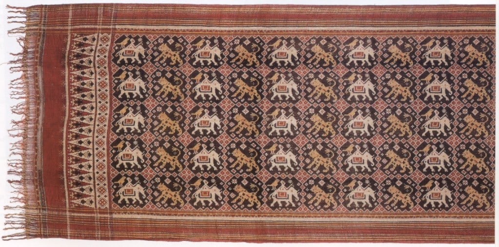 A Patola Saree. Photo courtesy of Wikipedia.
